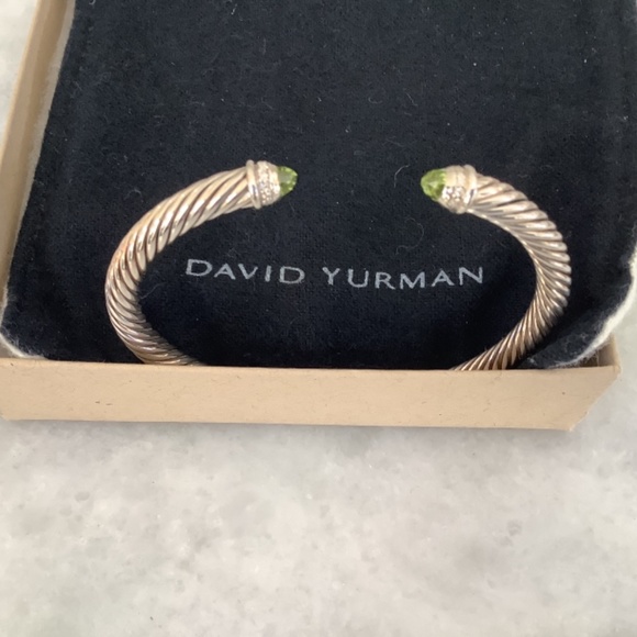 DAVID YURMAN bracelet with peridot & Diamonds - Picture 4 of 6